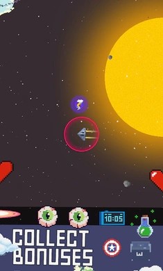 太空飞行像素火箭-插图1